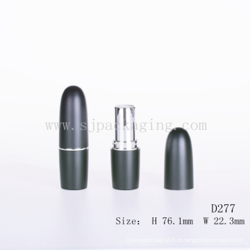 Bullet Shape Empty Matte Schwarz Lippenstift Container